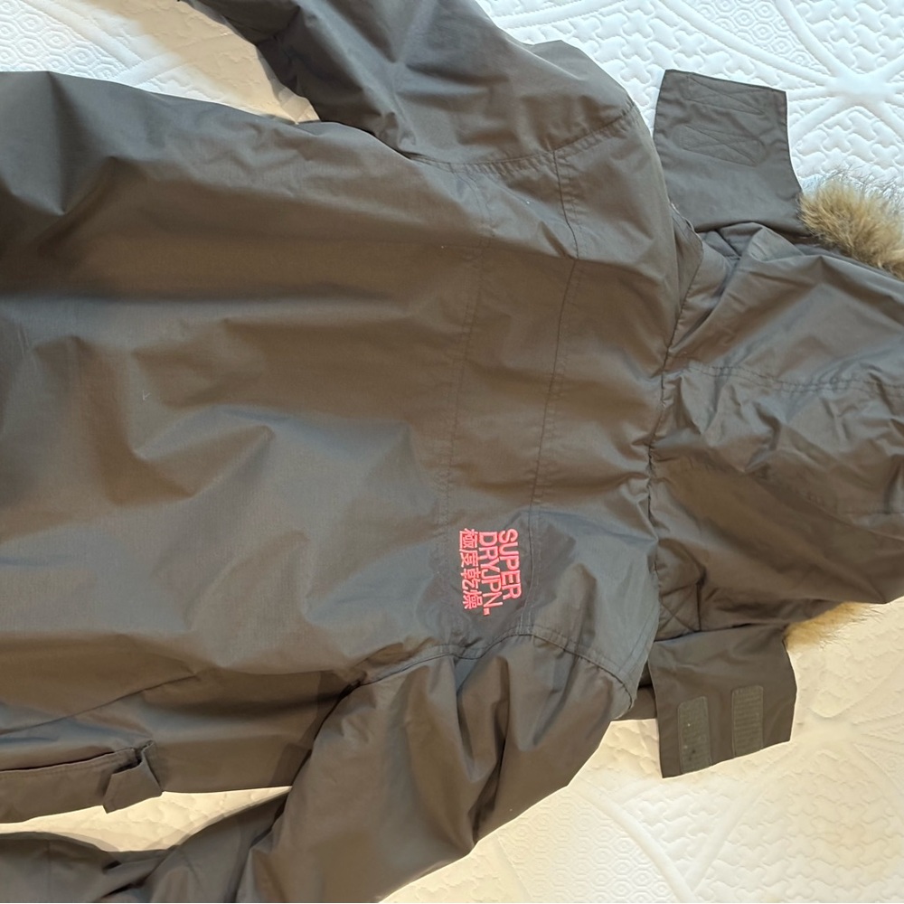 Superdry Gray and Orange Women's Jacket - Picture 4 of 5